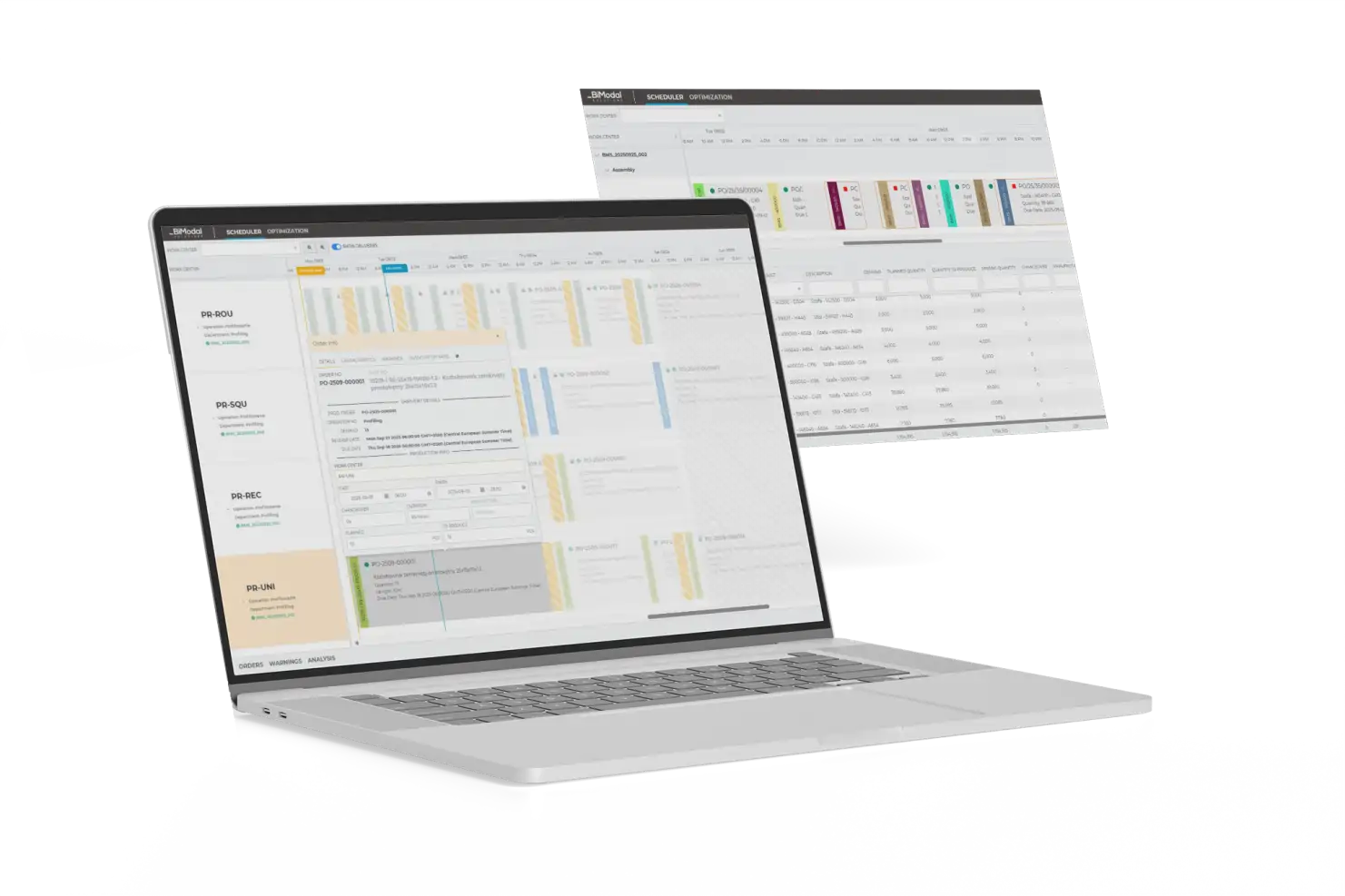 Mockup: Bimodal One login window displayed on different digital devices 